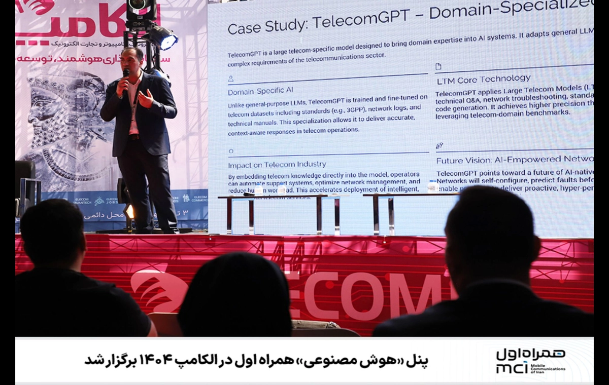همراه اول در الکامپ: نمایش کاربردهای هوش مصنوعی در تلکام، پزشکی و کشاورزی