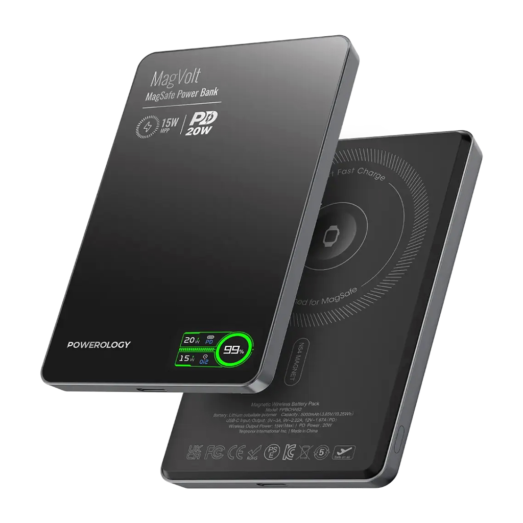 پاوربانک پاورولوژی MagVolt Ultra-Slim 5K